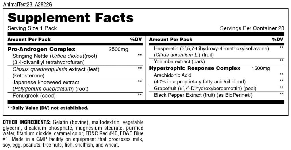 Universal Nutrition Animal Test Review